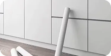 Ambientazione con pellicole per rivestire mobili