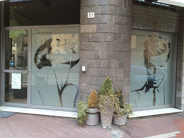 Pellicole decorative per vetri: realizzazione 1